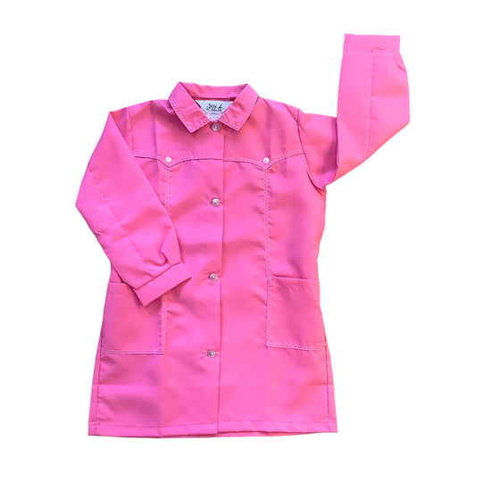 Vintage 1960s Pink School Nylon Shirt / Blouse  8-10Y