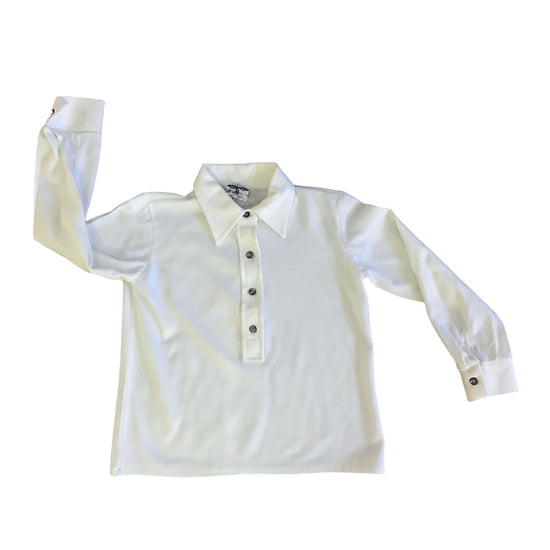 British Vintage 1960's White Shirt /  5-6 Years