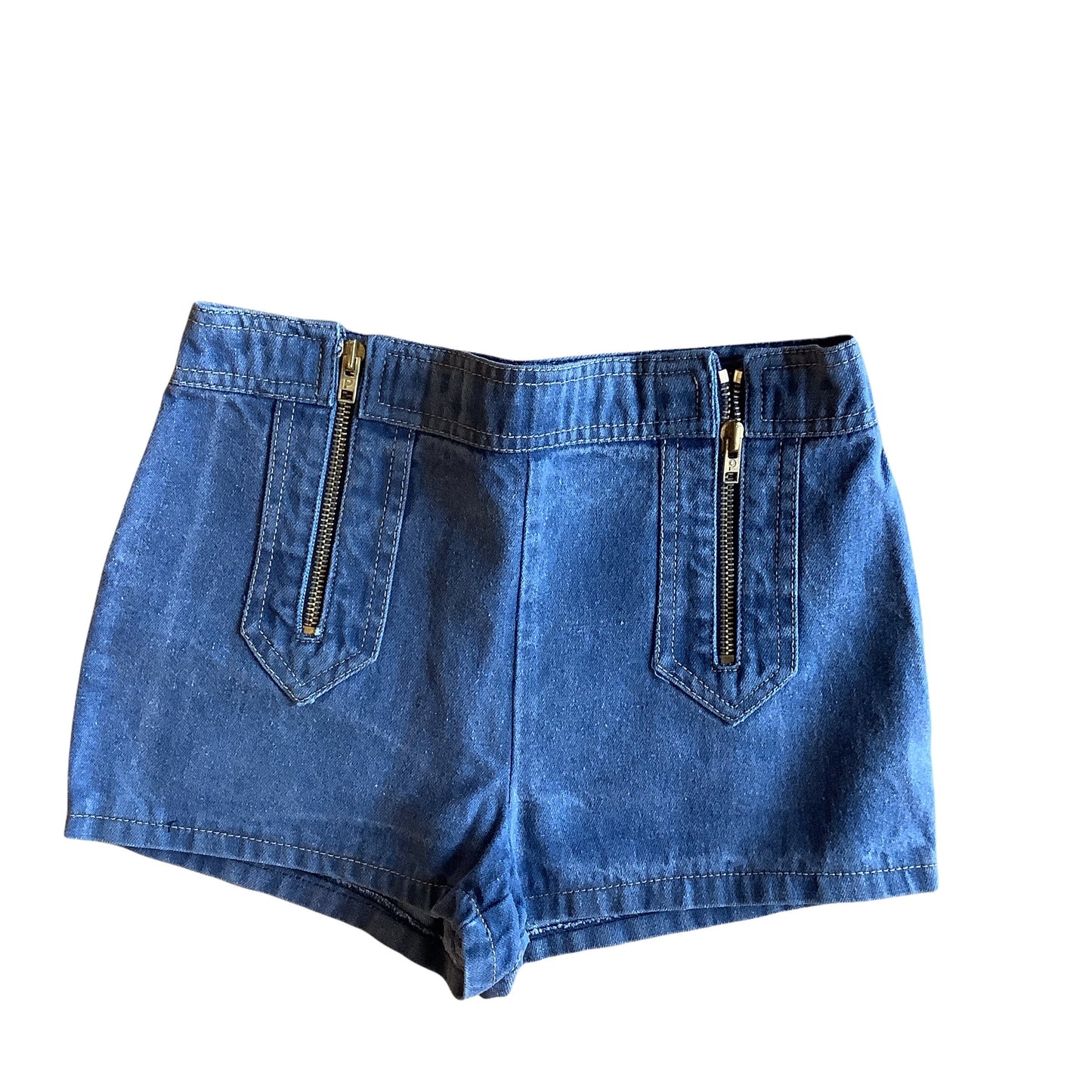 Vintage 1960's Children's  Blue Denim Shorts  10-12Y
