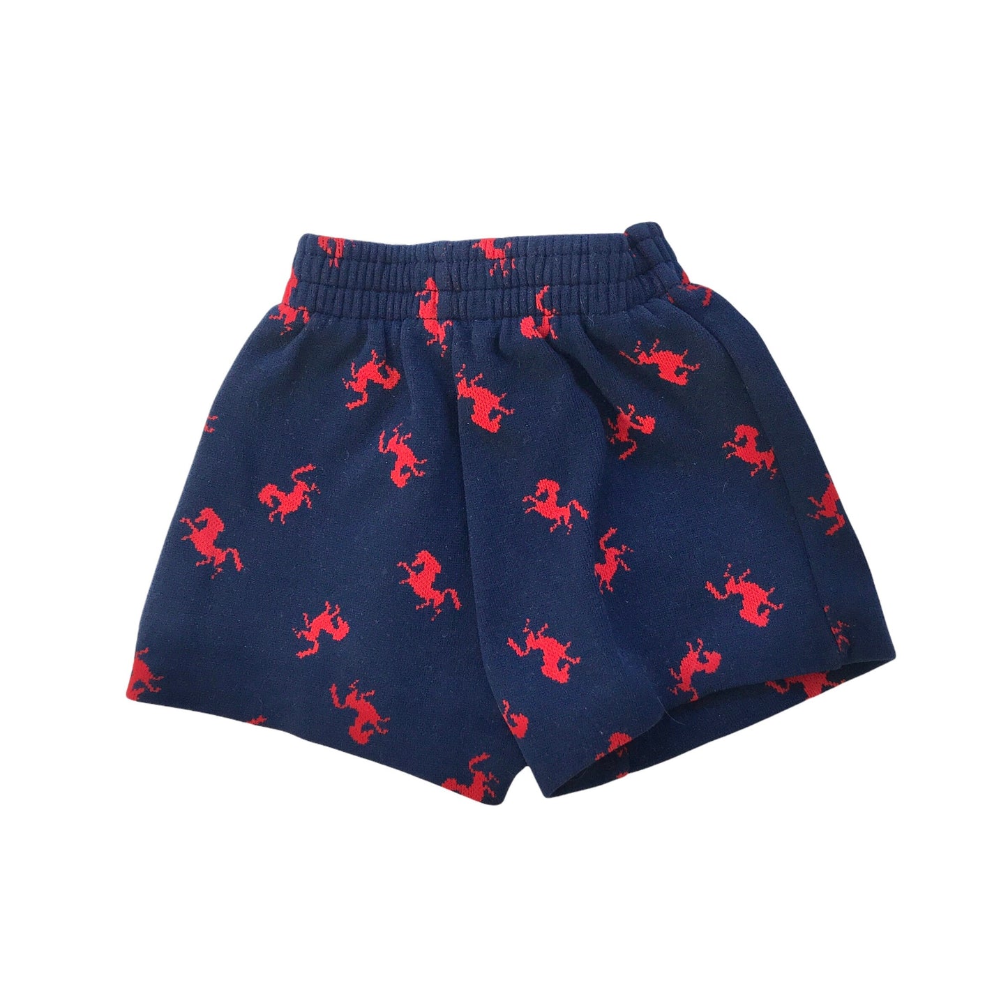 Vintage 1960's Vintage Navy / Red Shorts 0-3m