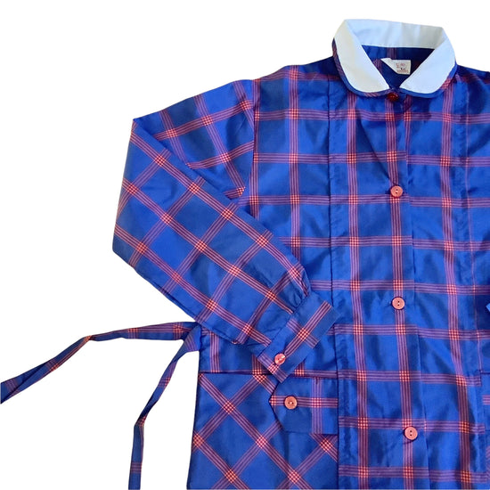Load image into Gallery viewer, Vintage 1960&amp;#39;s Check Nylon Dress / Blouse  / 10-12Y
