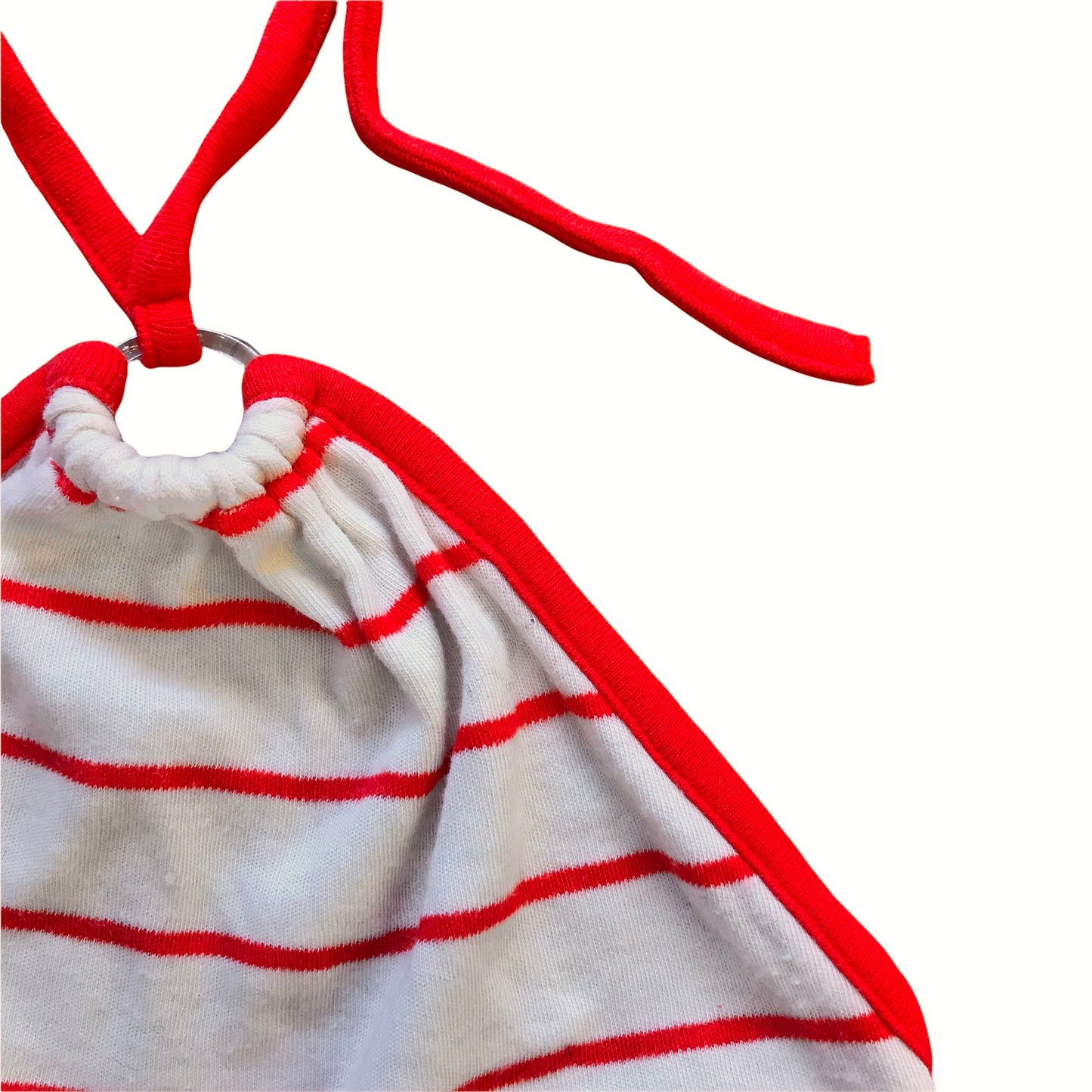 Load image into Gallery viewer, Vintage 1970&amp;#39;s Striped Summer Top / 6-8 Years

