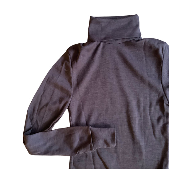 Load image into Gallery viewer, Vintage 1970&amp;#39;s Brown Turtleneck  10-12Y

