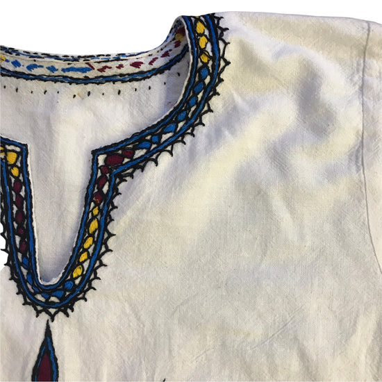 French Vintage 1970's "Moroccan" Style Top and Bottoms Set / 10-12Y