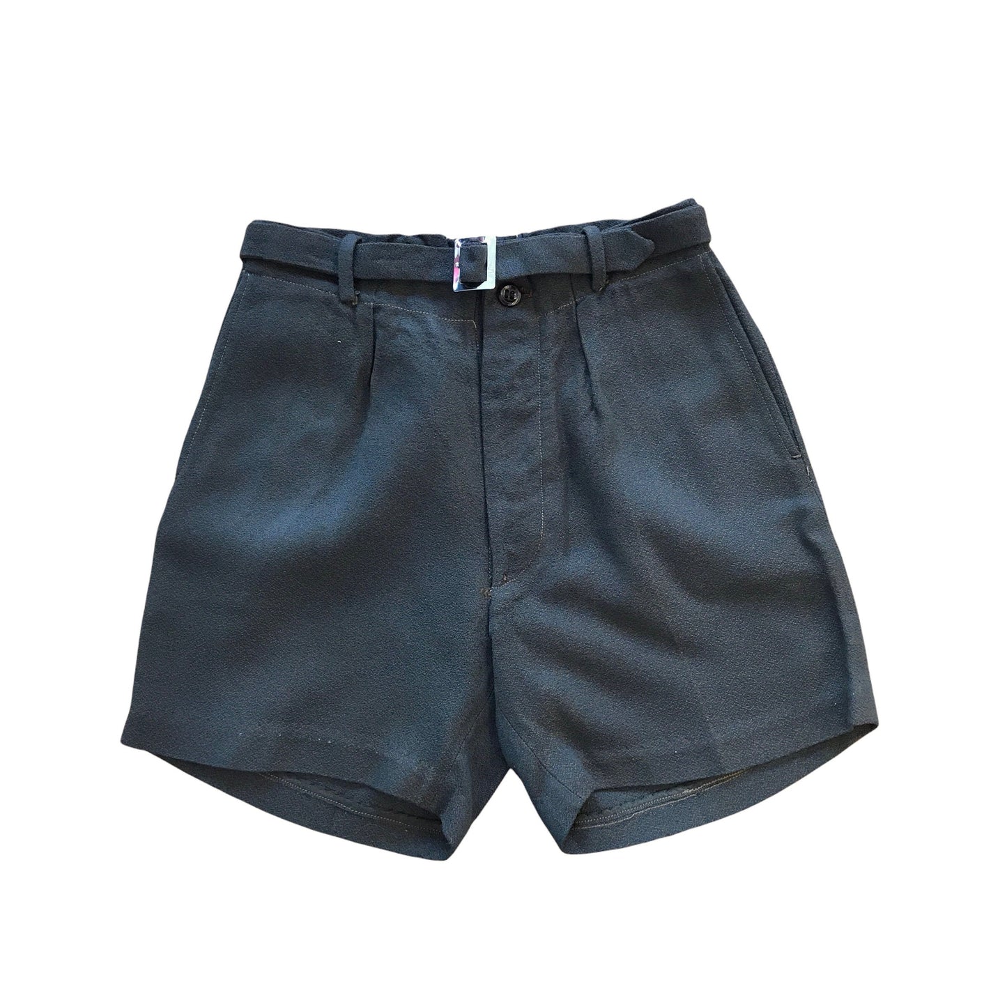 French Vintage 1960s Dark Brown Shorts / 5-6Y