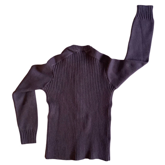 Vintage 60's Brown Knitted Cardigan 5-6Y