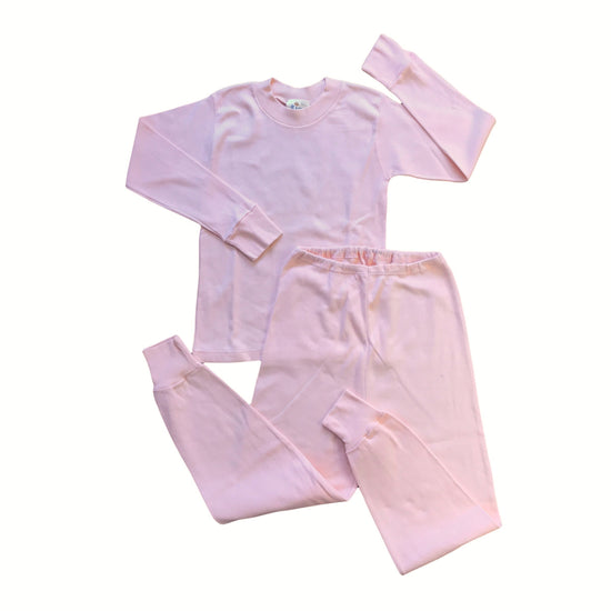 Load image into Gallery viewer, French Vintage 1970&amp;#39;s Pink Pyjama Set /  5-6Y
