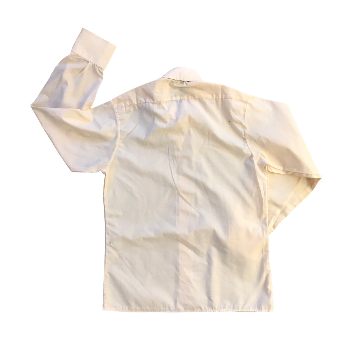 Vintage 1970's Peach Button Down Shirt / 8-10Y
