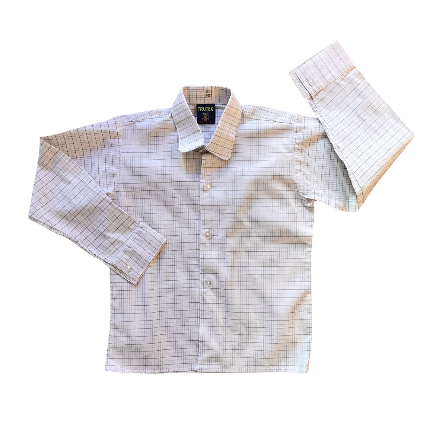Vintage 1970's Check Shirt / 18-24M