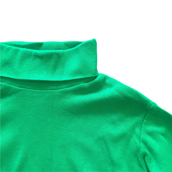 Load image into Gallery viewer, Vintage 1970&amp;#39;s Green Turtleneck 4-5Y
