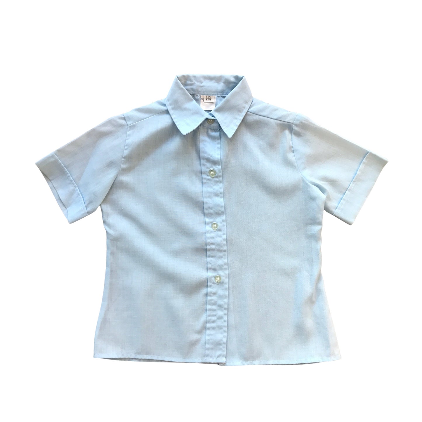 Vintage 1960's Light Blue Shirt 4-5Y