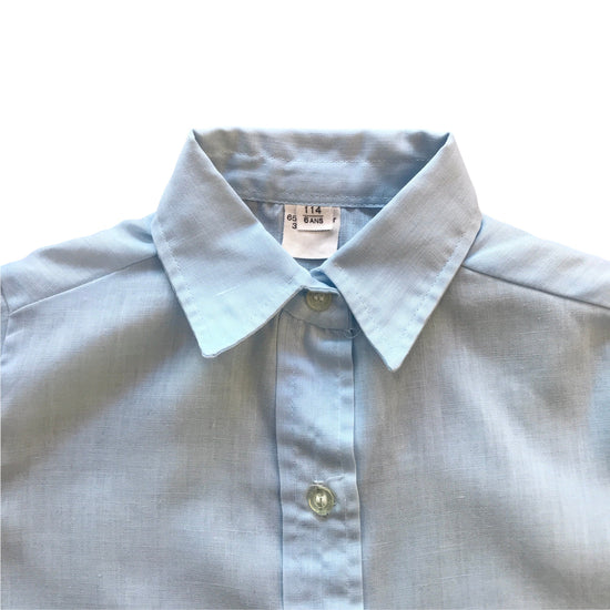 Vintage 1960's Light Blue Shirt 4-5Y