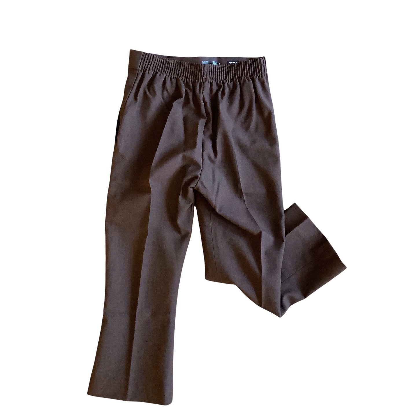 Vintage 70's Brown Flare Tapered Trousers / 5-6Yrs