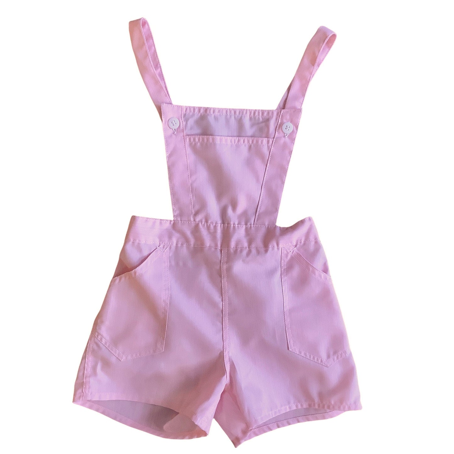 French Vintage 1960's Pink Romper / 4-5Y