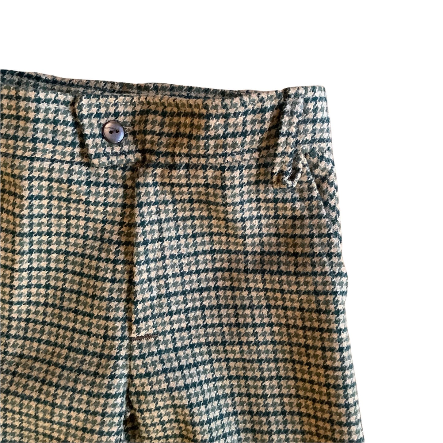 1970s Houndstooth Flare Trousers / 12-18M