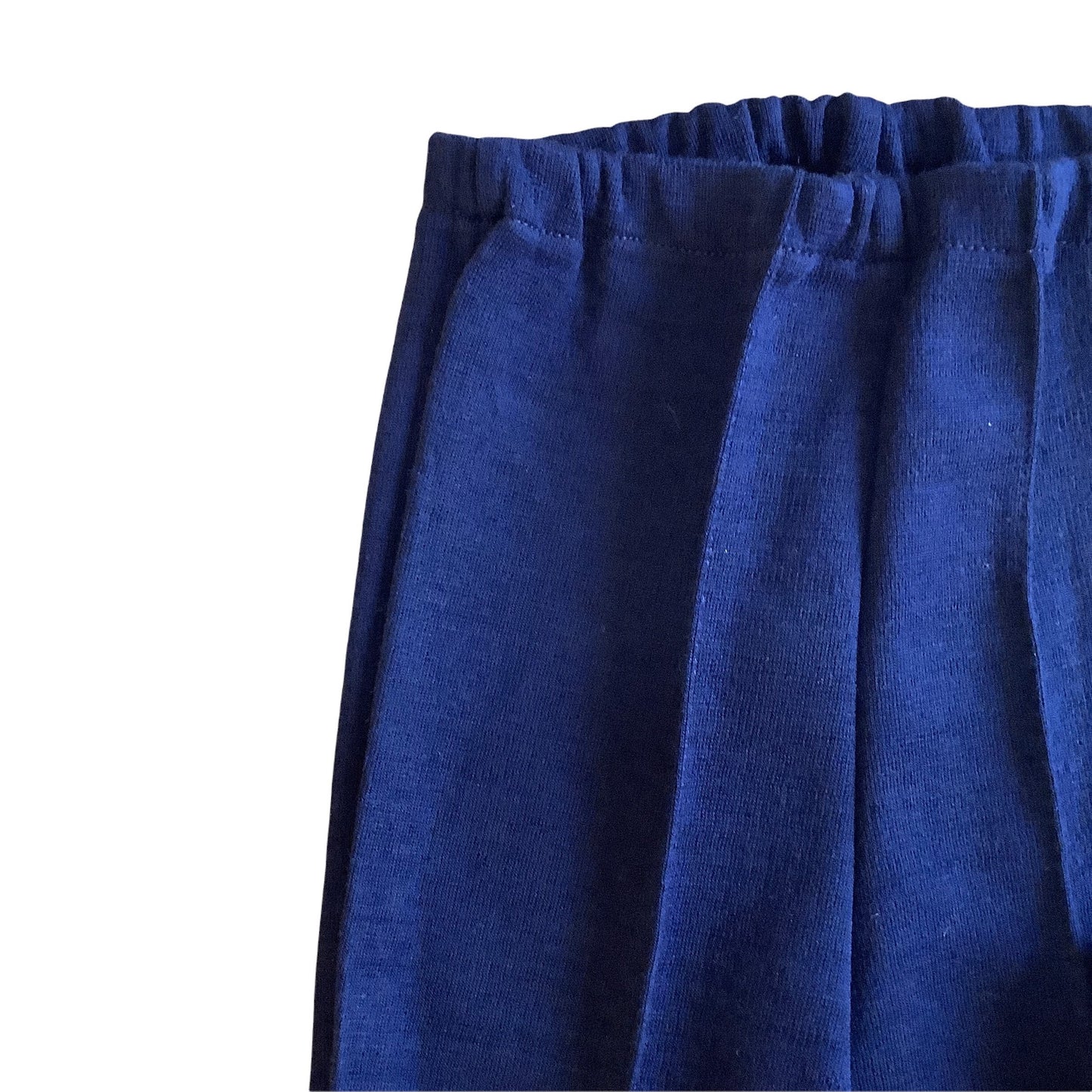French Vintage 1970s  Navy Flare Trousers /  18-24M