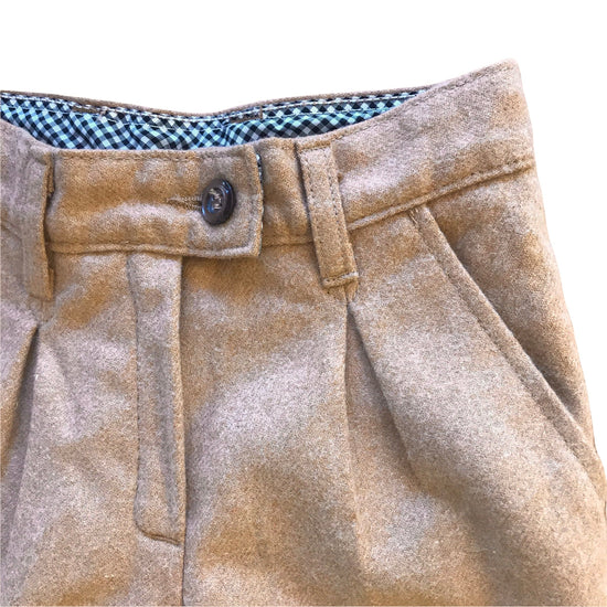 Vintage 1970s  Beige Trousers /  18-24M