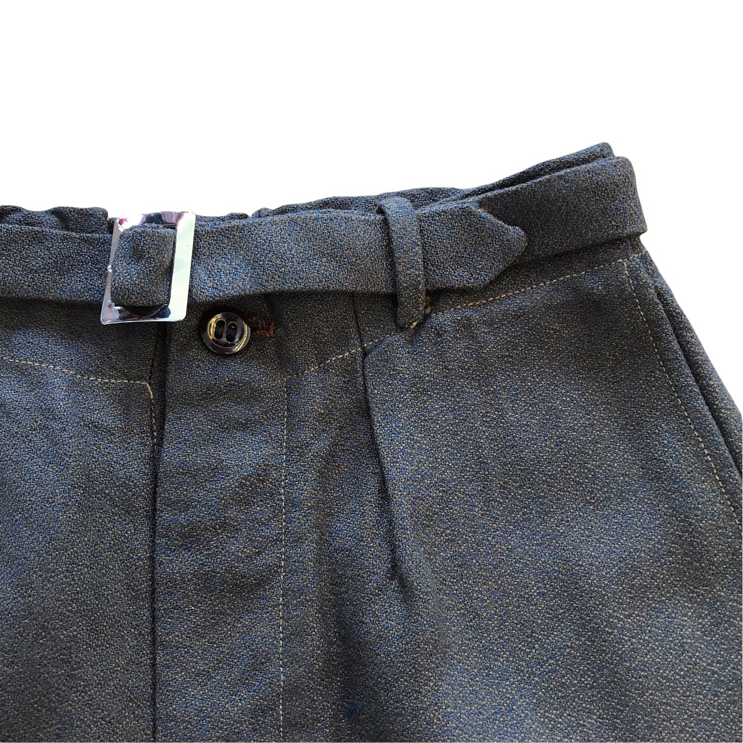 French Vintage 1960s Dark Brown Shorts / 5-6Y