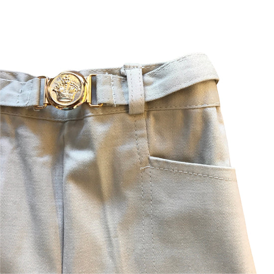 Vintage 60s Beige Flare Trousers /  5-6Y