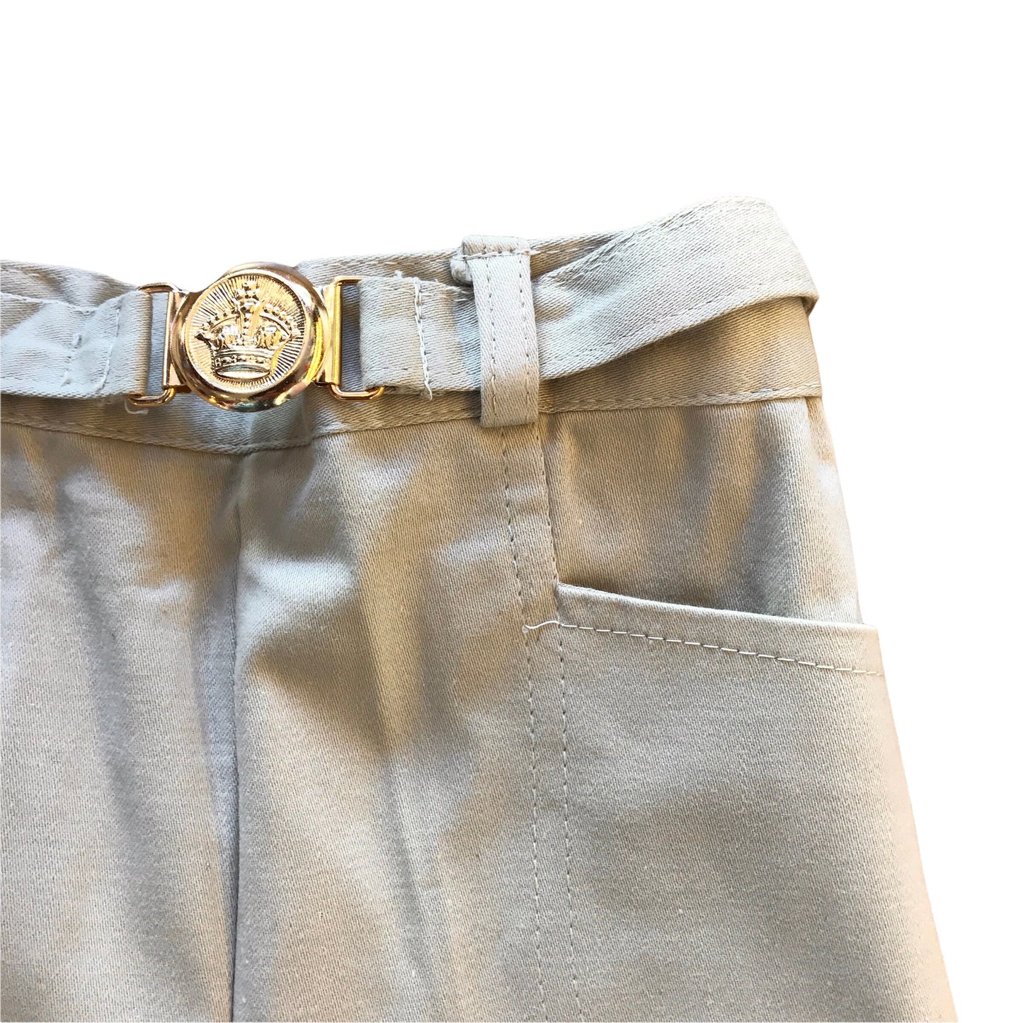 Vintage 60s Beige Flare Trousers / 4-5Y
