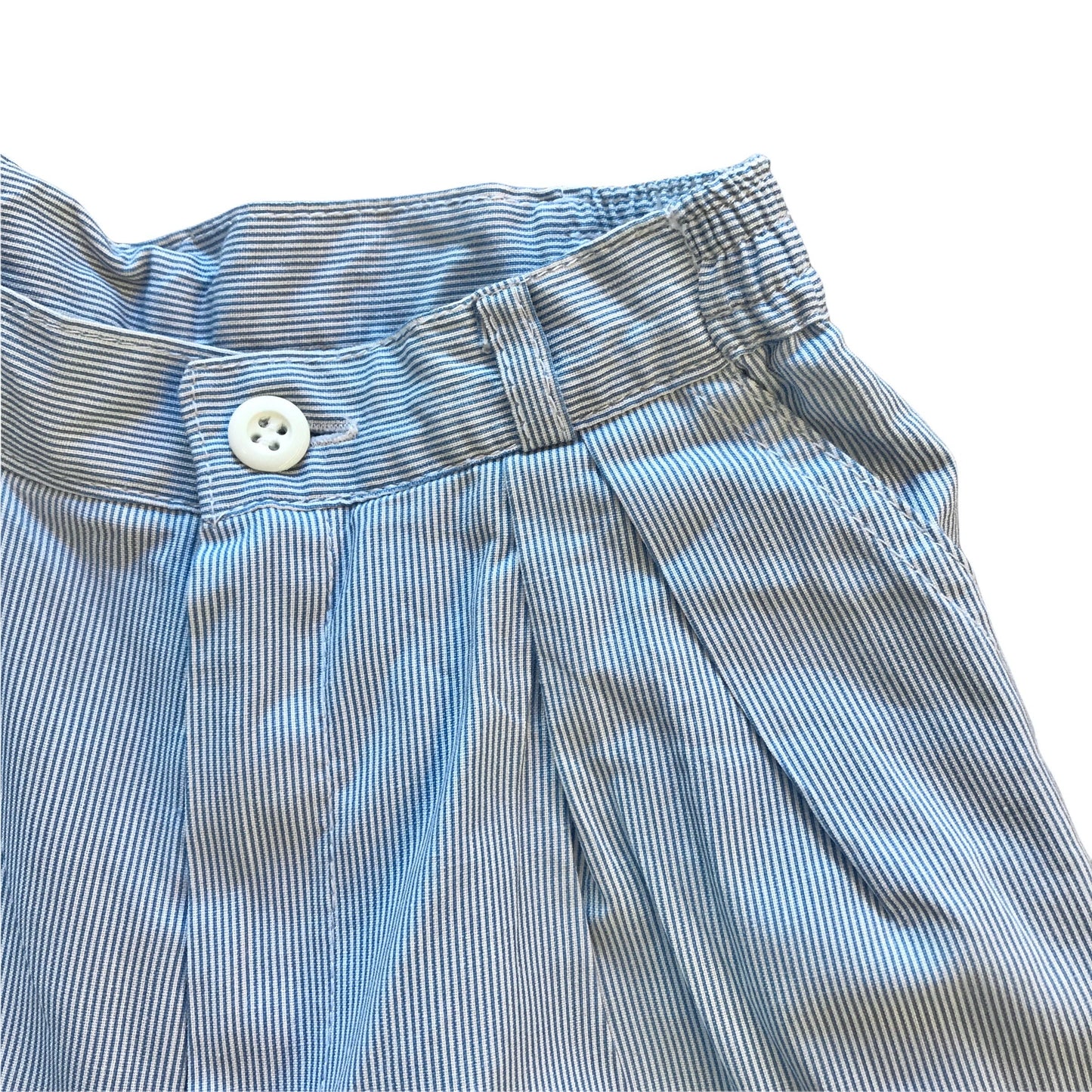 Load image into Gallery viewer, Vintage 1960s Thinstripes Blue Shorts / 5-6Y
