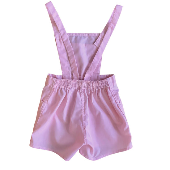 French Vintage 1960's Pink Romper / 4-5Y