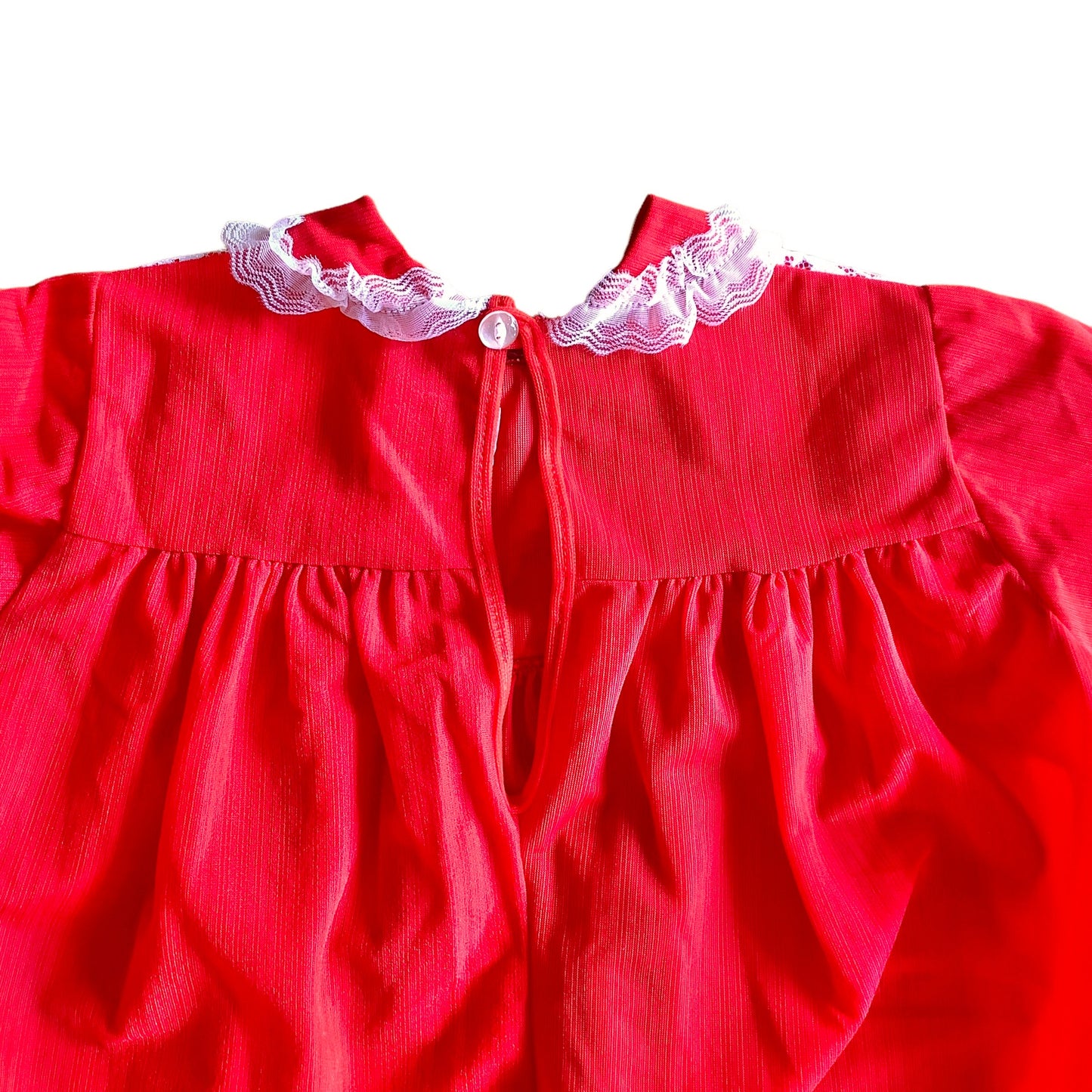 Vintage 70's  Red Dress 12-18M