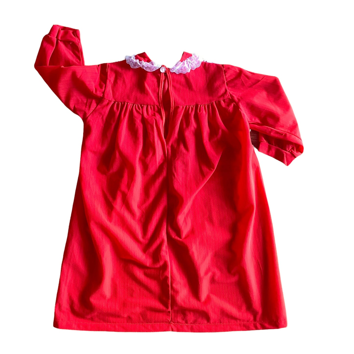 Vintage 70's  Red Dress 12-18M