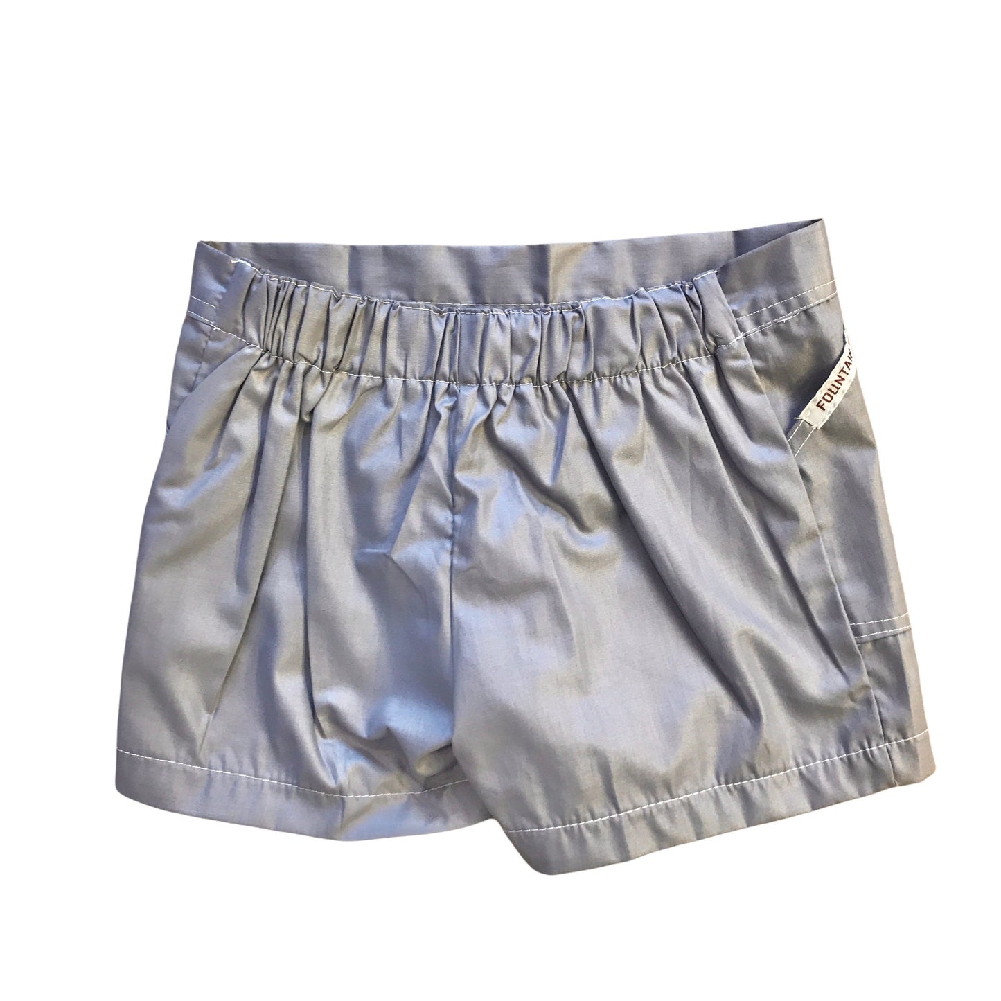 Vintage 1970's Grey Toddler Shorts / 2-3Y