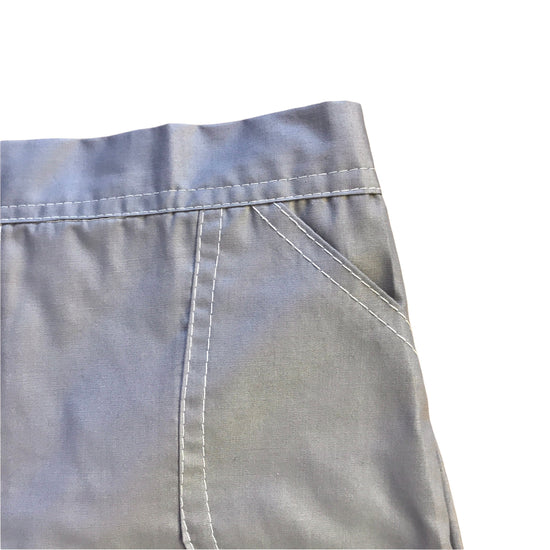 Vintage 1970's Grey Toddler Shorts / 2-3Y