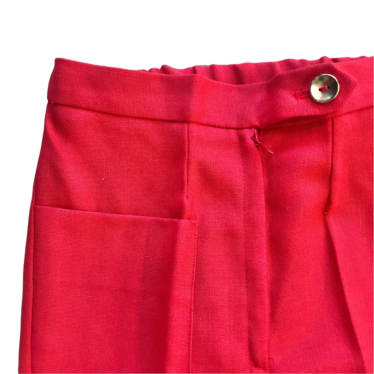 French Vintage 60's Red Flares / 3-4Yrs