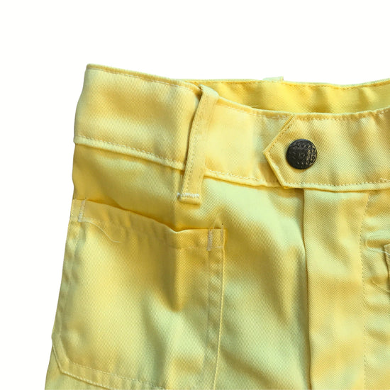 French Vintage 70's Yellow Flares / 3-4Yrs