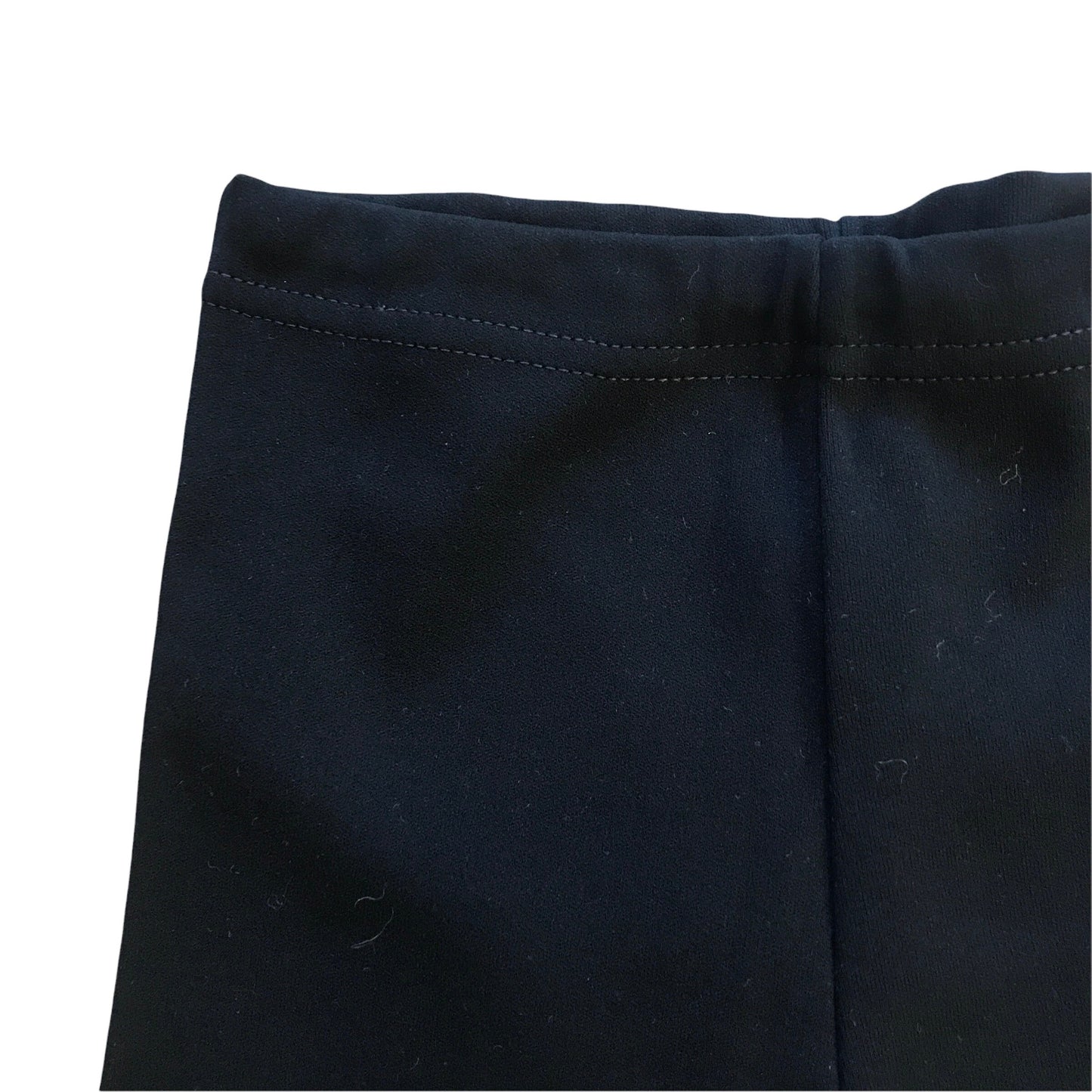 Vintage 70's Black Nylon Flare Leggings / 4-5Y