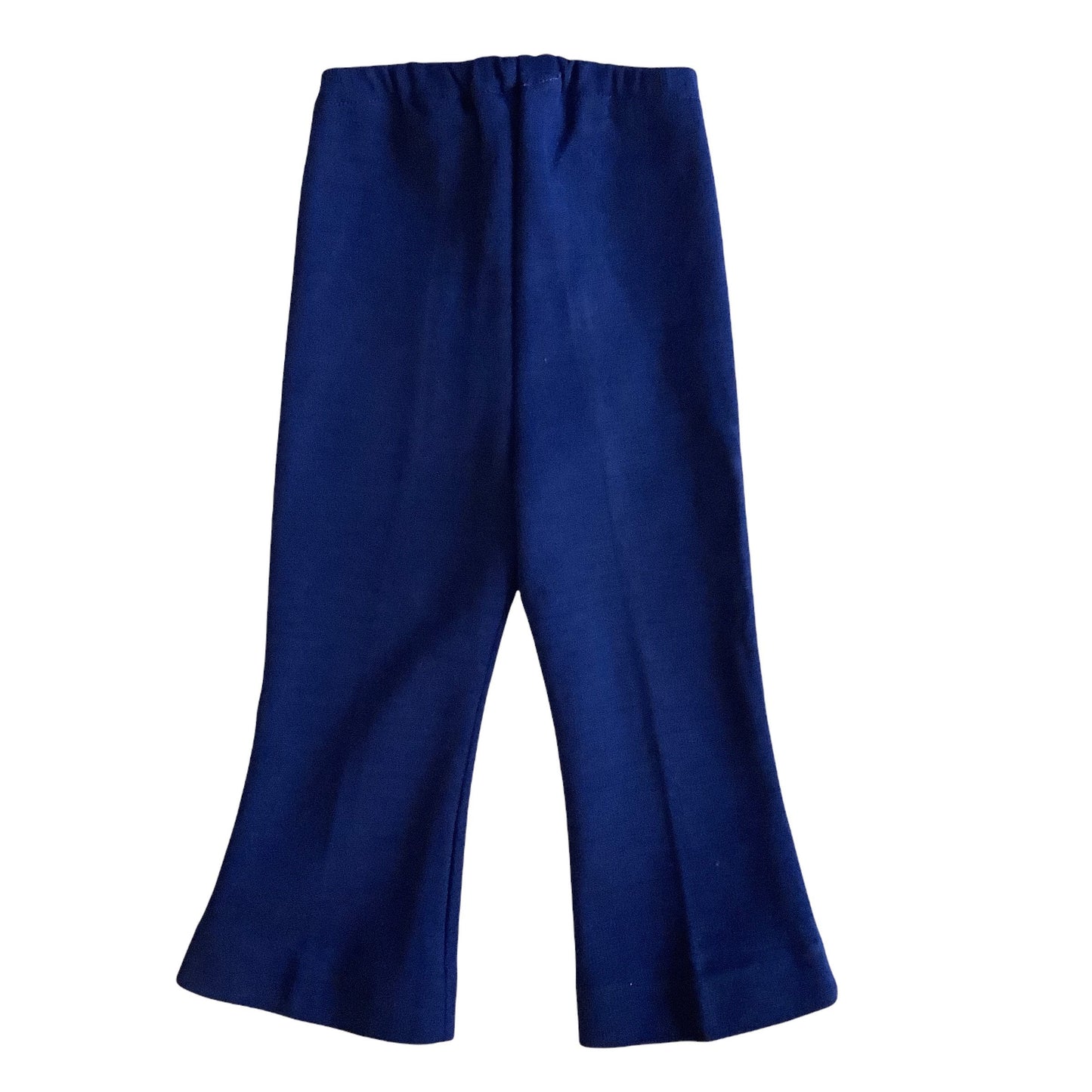 French Vintage 1970s  Navy Flare Trousers /  18-24M