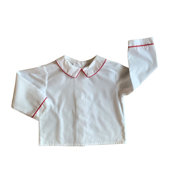 Vintage 70's White Shirt  12-18M