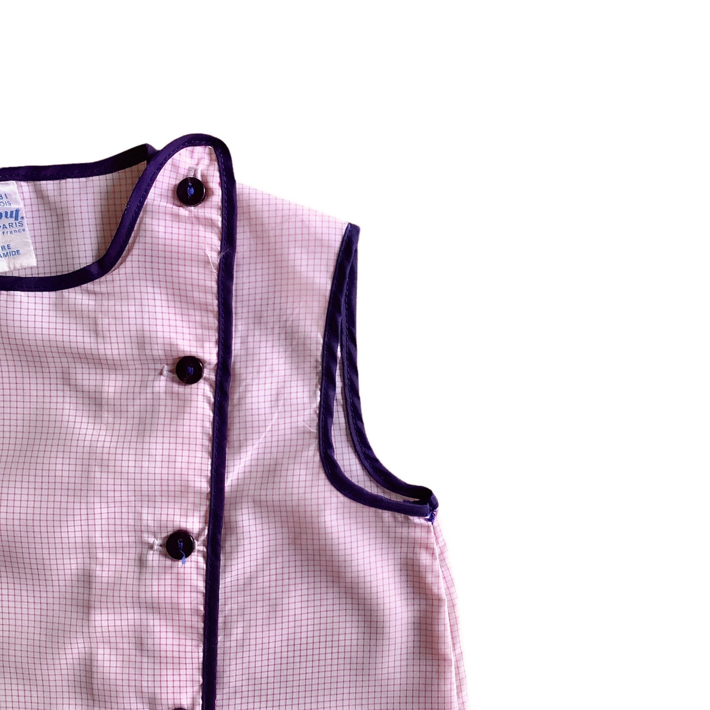 Vintage 60's  Pink Nylon Blouse / Dress 12-18M