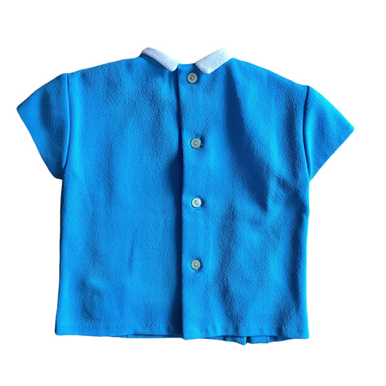 Vintage 60's Mod Blue Dress 12-18M