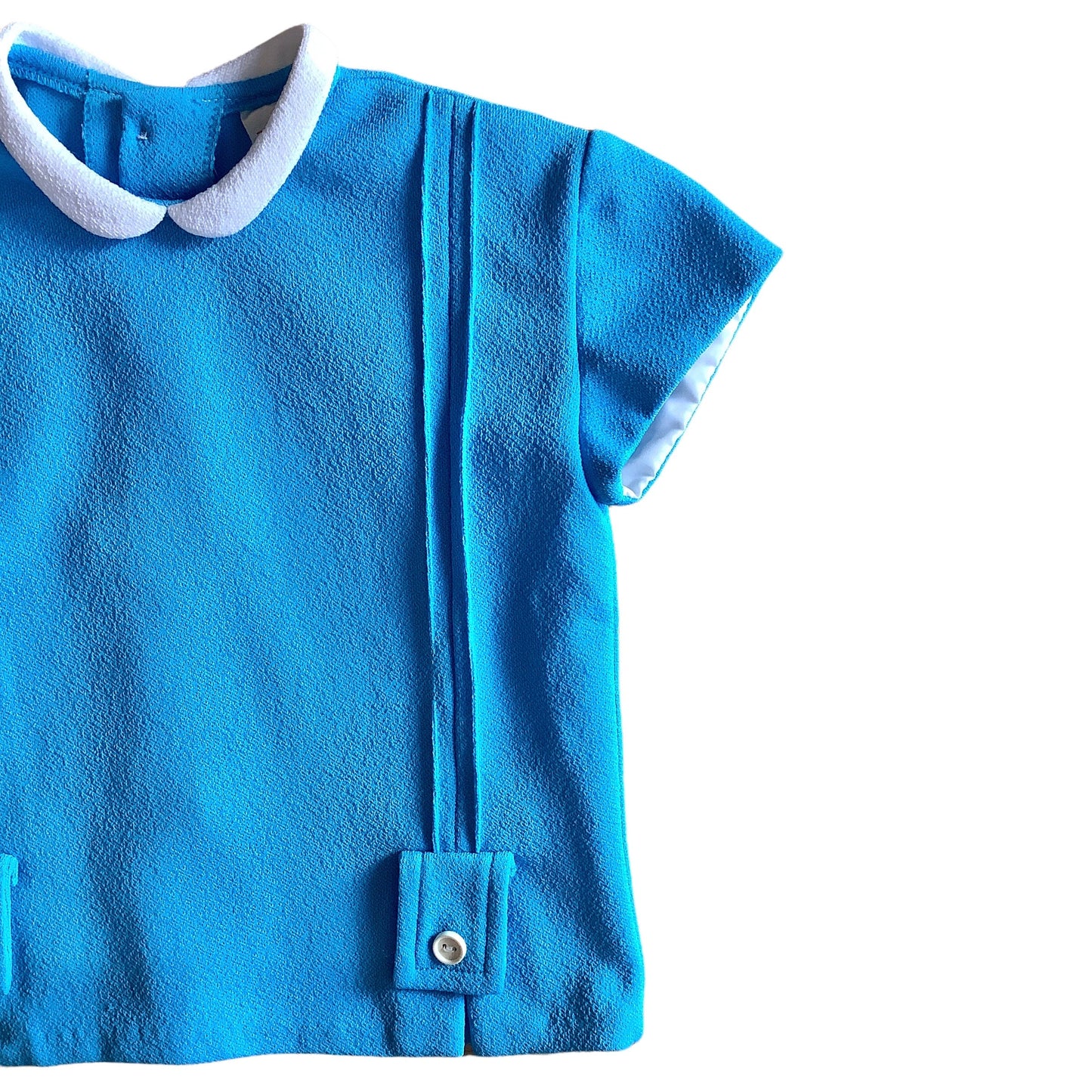 Vintage 60's Mod Blue Dress 12-18M