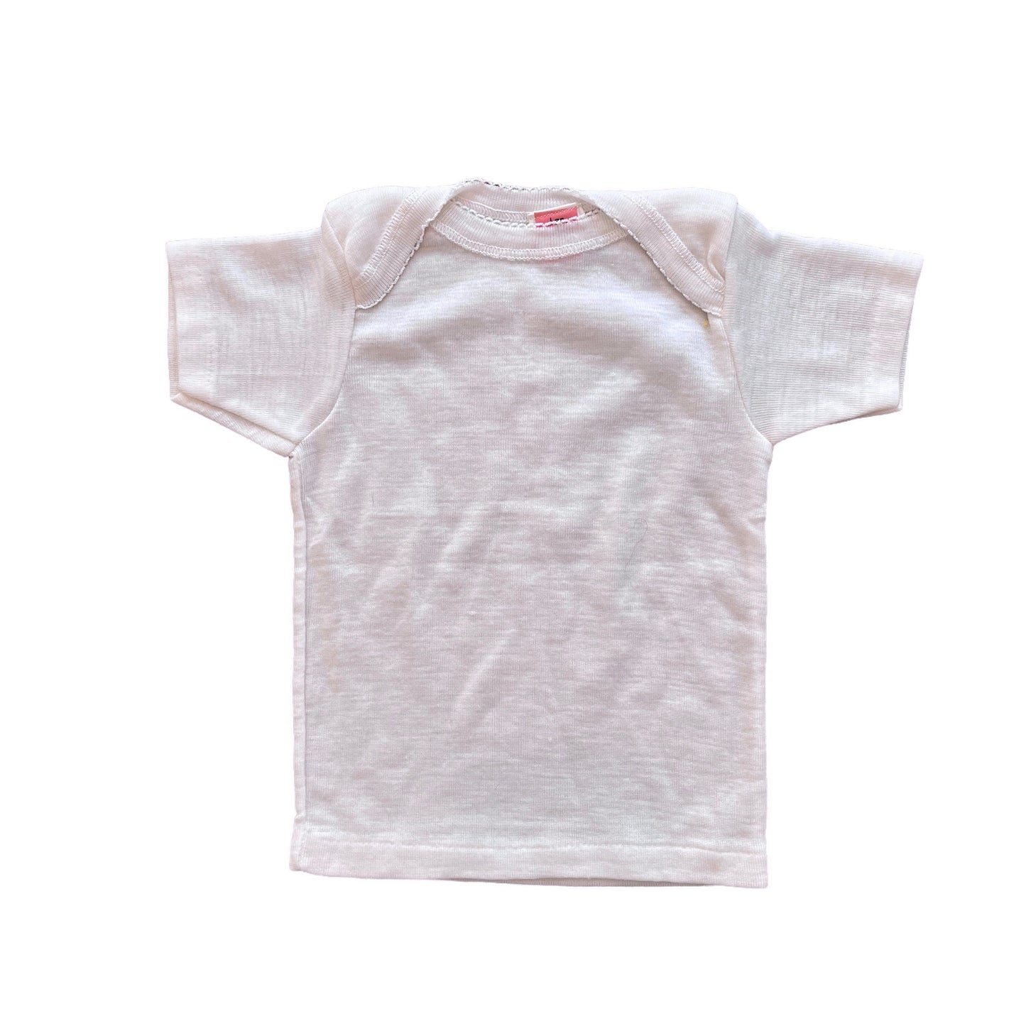 Vintage 70's White Baby Top / 6-9 Months