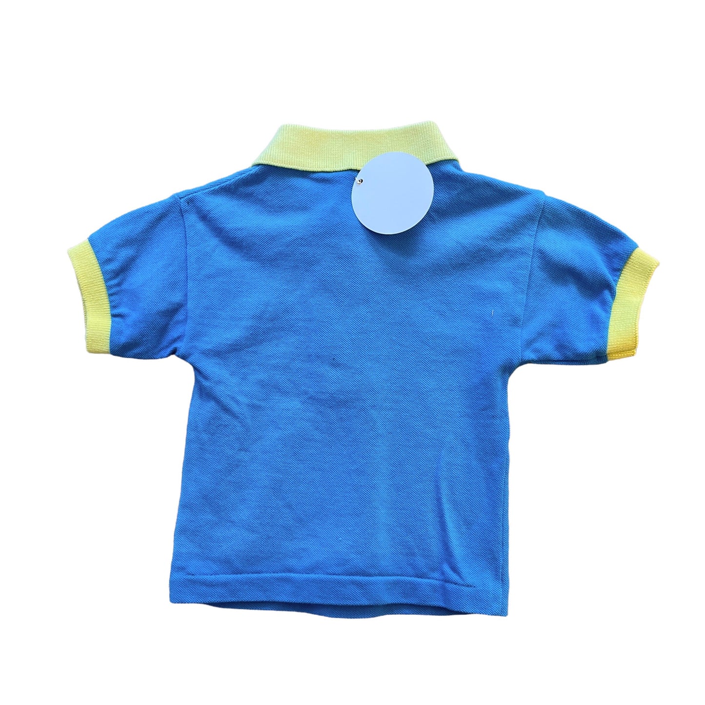 Vintage 70's Turquoise Baby Polo Top / 3-6 Months