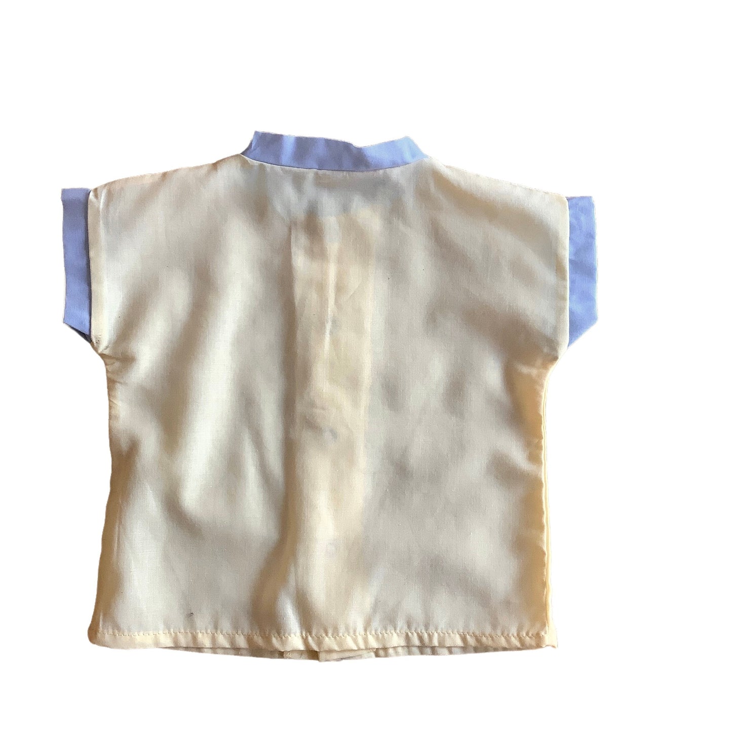 Vintage 70's Yellow Top / Shirt / 0-3 Months