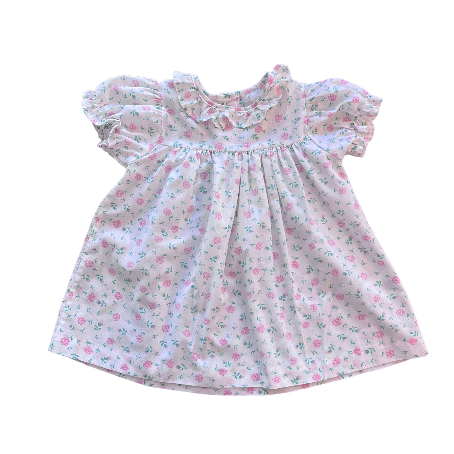 Vintage 80's Floral Dress / 3-6 Months