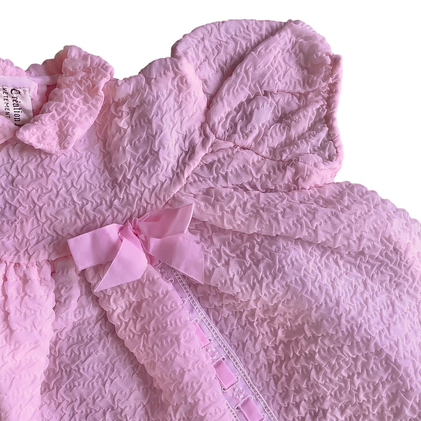 1960s Pink Sheer Dress / 3-6 Months