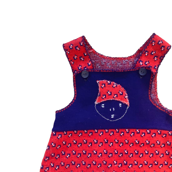 Load image into Gallery viewer, 1970s  Red Knitted Dress / 9-12 Months
