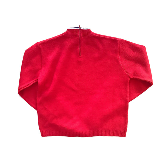 Vintage 1970's Red Jumper / 8-10Y