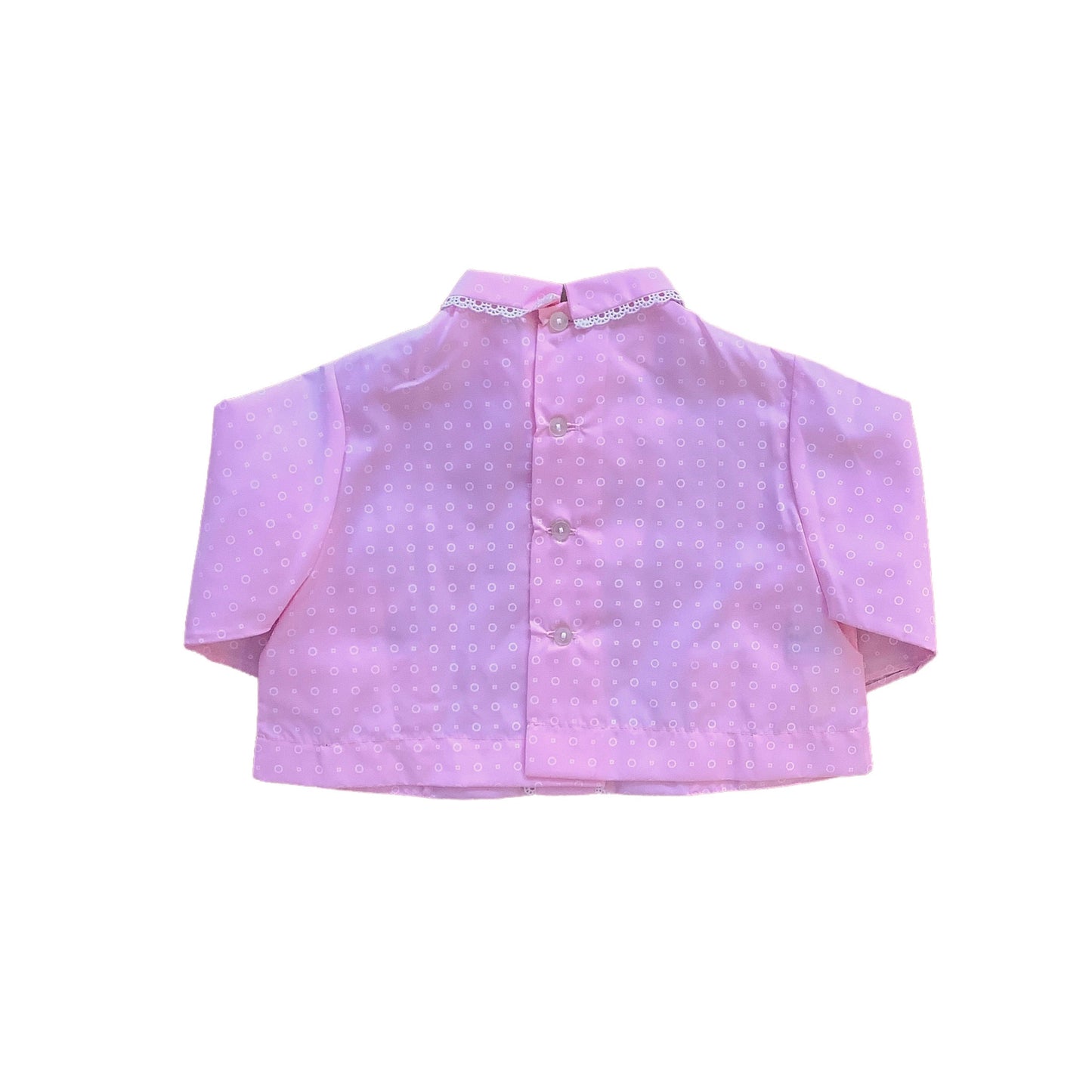 Load image into Gallery viewer, Vintage 60&amp;#39;s  PInk Nylon Blouse / Top 12-18M
