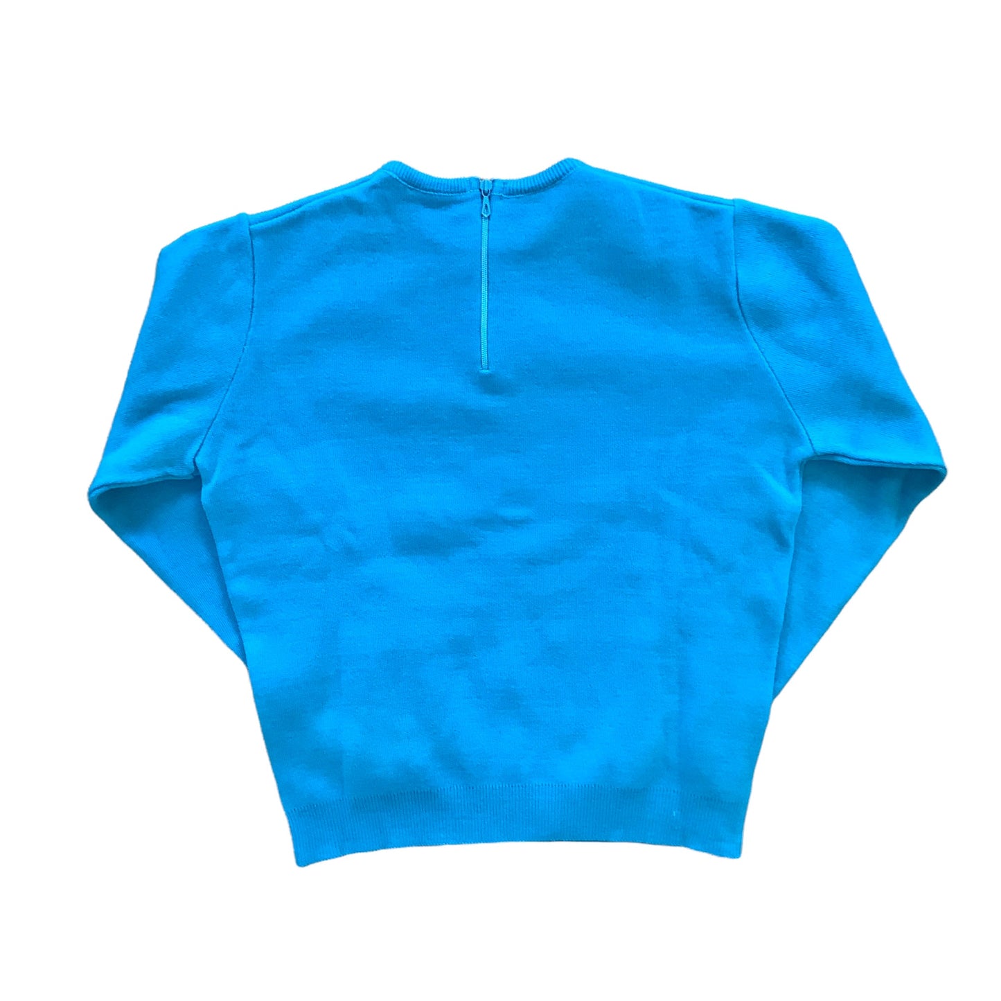 Vintage 1970's Turquoise  Jumper  6-8 Years