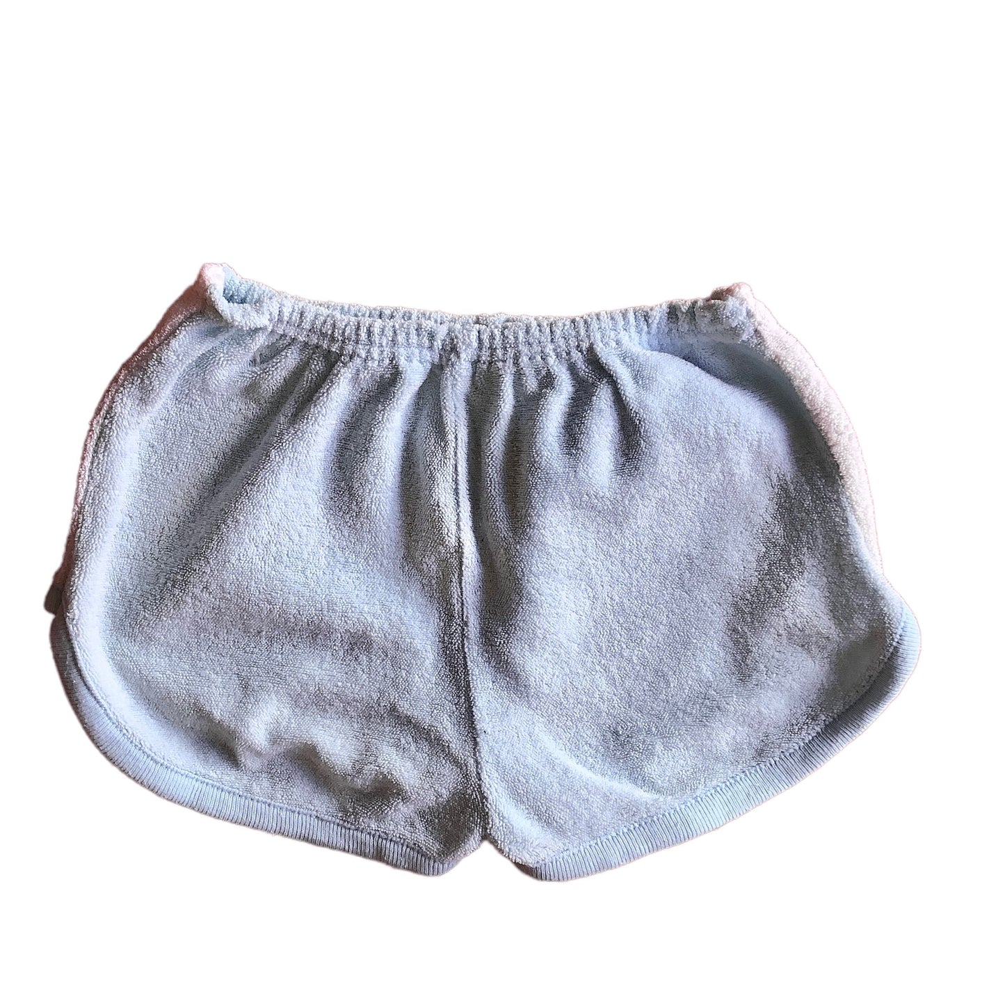 Vintage 70's Blue Terry Towel Sports Shorts / 9-12M