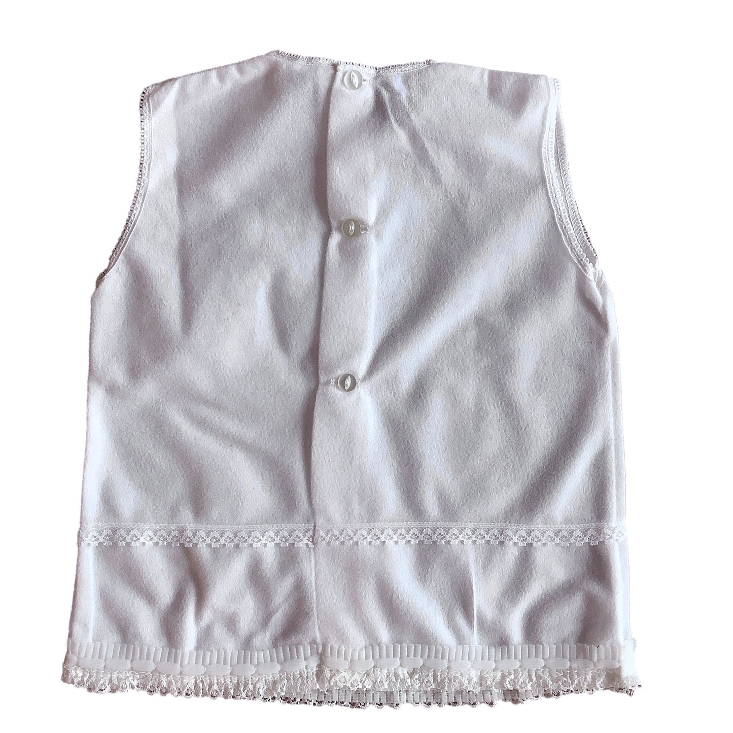 1960s White Soft Petticoat Dress / 3-6 Months