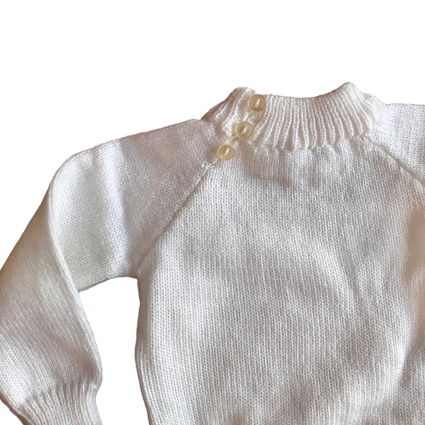 Load image into Gallery viewer, 1970s White Jumper / 0-3 Months
